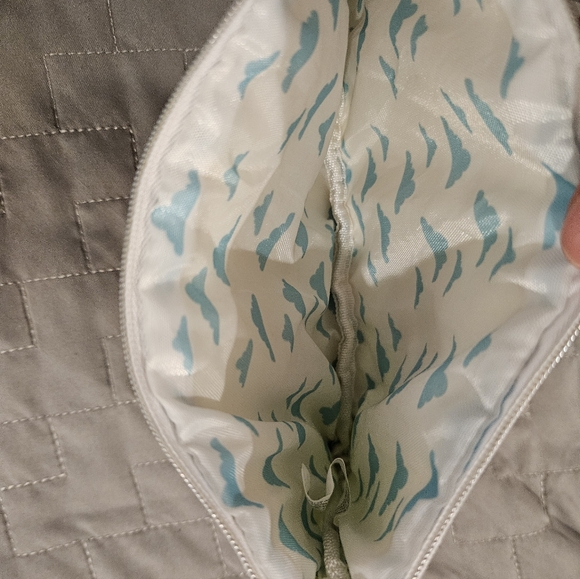 Sloth Print Pouch with Zipper. Makeup Bag,  Pencil Pouch. 8"x 5" - Picture 5 of 5